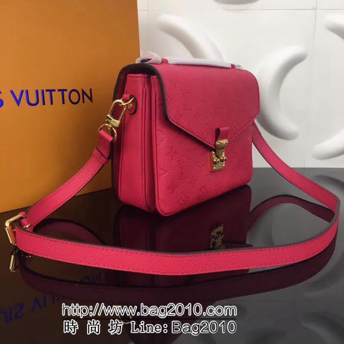 路易威登LV頂級原單 Pochette Metis手袋 M41487桃紅色斜挎包 YDH1600